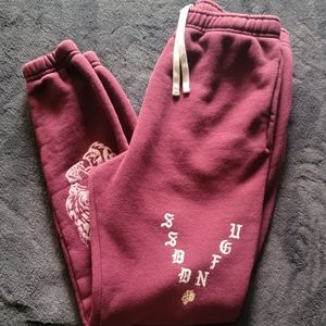 Darc Sport Joggers. Burgundy.